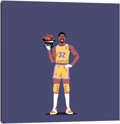 Magic Canvas Art Print - Basketball Art