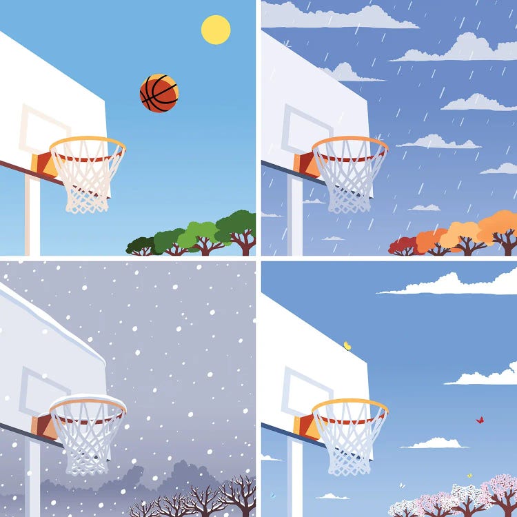 Seasons by Elad Shagrir wall art