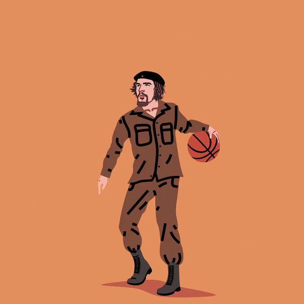 Kids Sports Art: Balling Che by Elad Shagrir