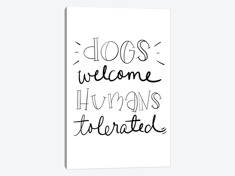 Dogs Welcome by SD Graphics Studio 1-piece Canvas Wall Art