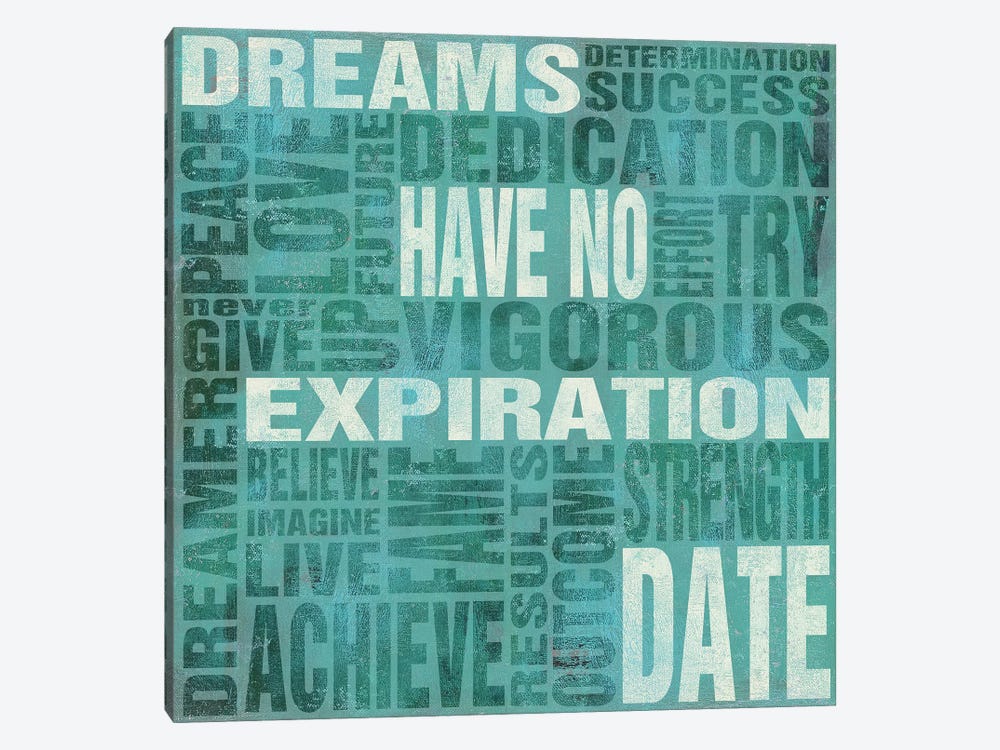 Dreams Have No Expiration Date by SD Graphics Studio 1-piece Canvas Art Print