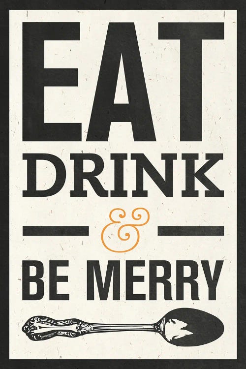 Eat Drink by SD Graphics Studio wall art