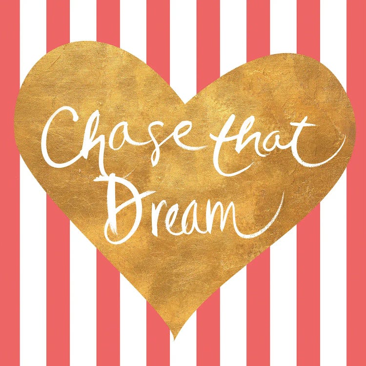 Heart on Stripes II by SD Graphics Studio wall art