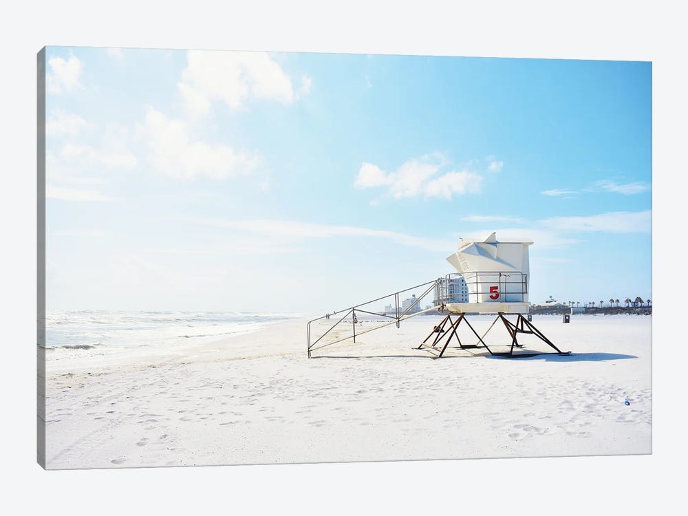 Lifeguard Station by SD Graphics Studio 1-piece Canvas Print