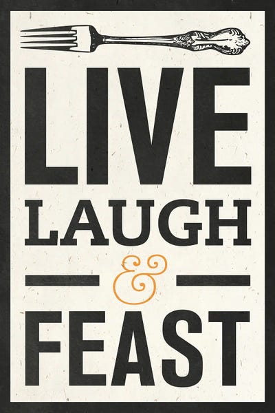 Typography: Live Laugh by SD Graphics Studio