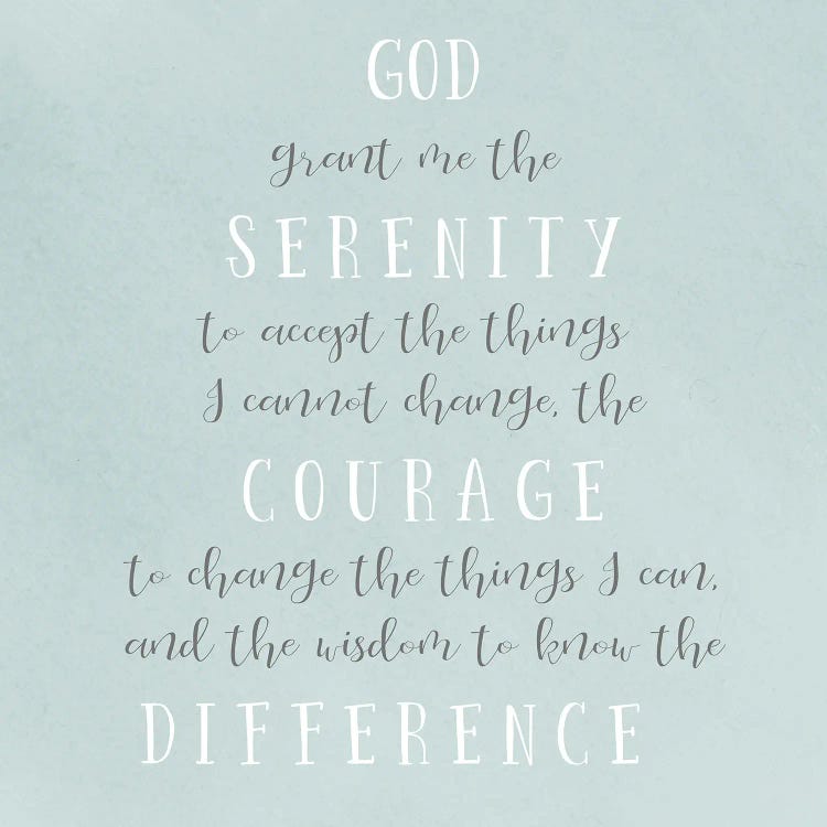 Serenity Prayer