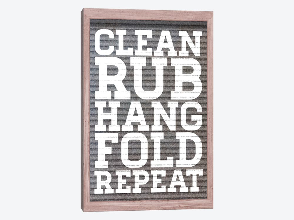 Clean And Repeat by SD Graphics Studio 1-piece Canvas Art Print