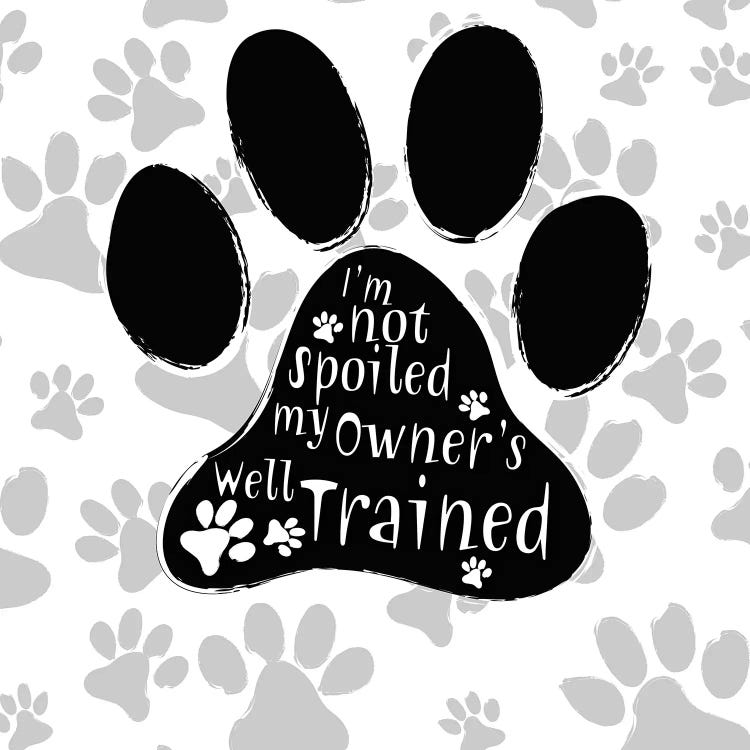 B&W Dog Paw II