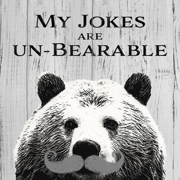 Brown Bears: My Jokes Are Un-Bearable by SD Graphics Studio