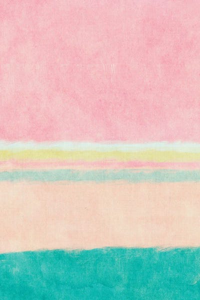 Rectangle Beach Blocks of Color I by SD Graphics Studio canvas print