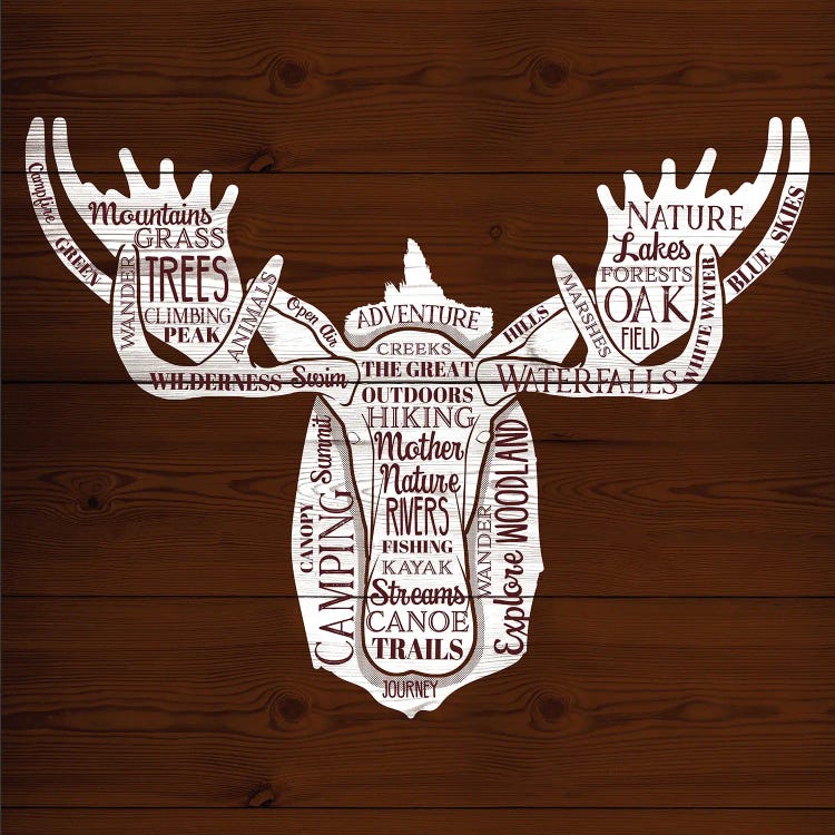 Moose Of Nature by SD Graphics Studio wall art