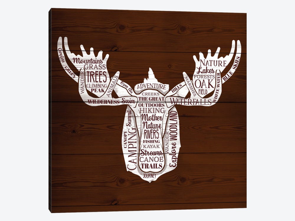 Moose Of Nature by SD Graphics Studio 1-piece Art Print