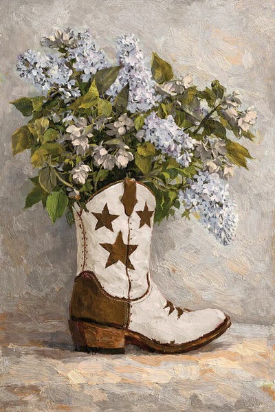 SD Graphics Studio: Cowboy Boot Vase by SD Graphics Studio