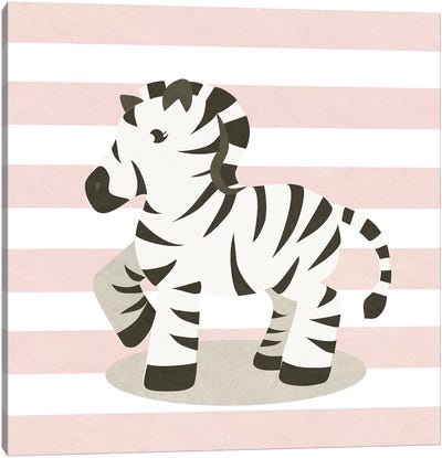 Happy Baby Animals II Canvas Art Print - Sd Graphics Studio