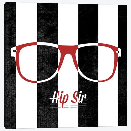 Hip Glasses II Canvas Print #SGS27} by SD Graphics Studio Canvas Wall Art