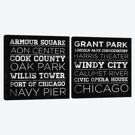 CHI Type Diptych Canvas Print Set #SGS2HSET001} by SD Graphics Studio Canvas Art