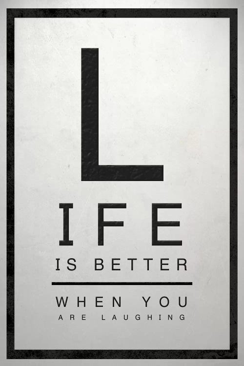 Inspirfagtional Eye Chart II by SD Graphics Studio wall art