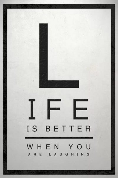 Alphabet: Inspirfagtional Eye Chart II by SD Graphics Studio