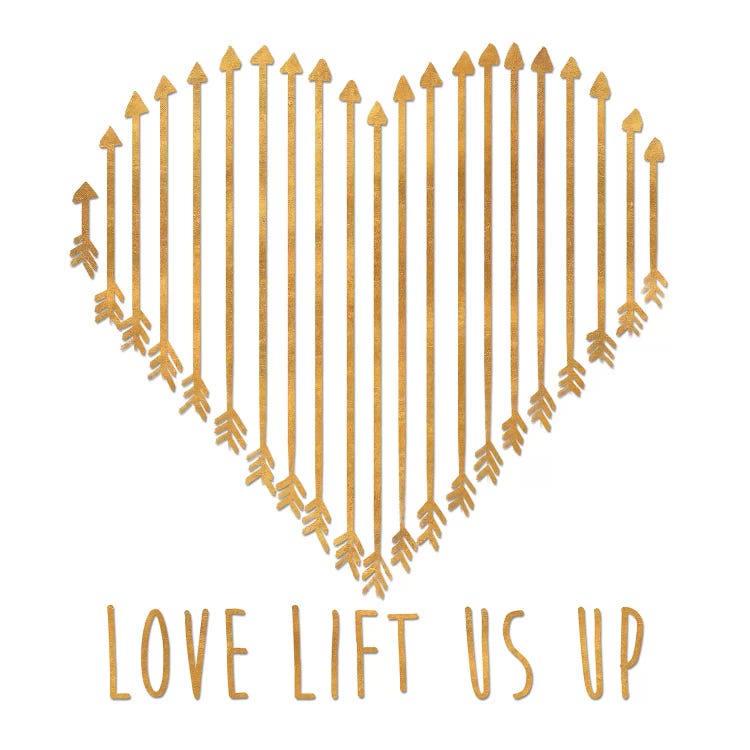 Love Lifts Us Up by SD Graphics Studio wall art