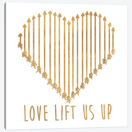 Love Lifts Us Up Canvas Print #SGS35} by Sd Graphics Studio Canvas Print