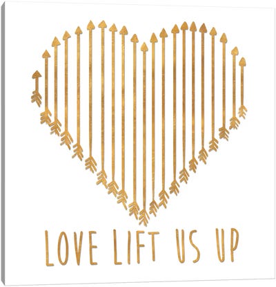 Love Lifts Us Up Canvas Art Print - Sd Graphics Studio