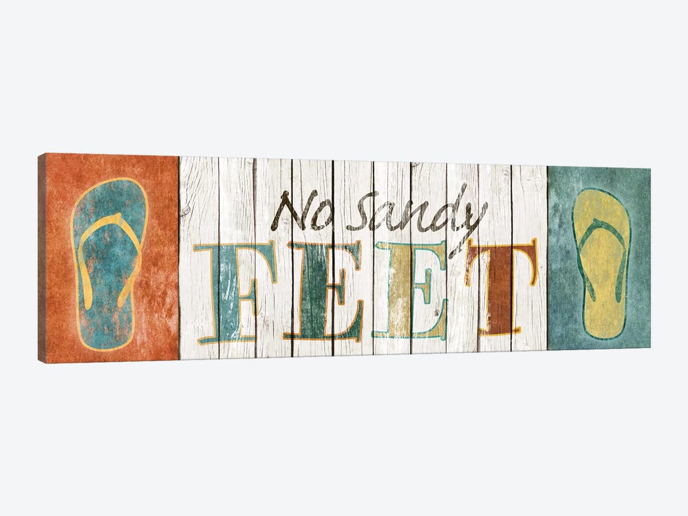 No Sandy Feet by SD Graphics Studio 1-piece Canvas Art