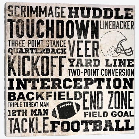 Sports Type I Canvas Print #SGS45} by SD Graphics Studio Canvas Artwork