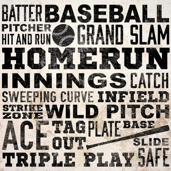 Kids Sports Art: Sports Type IV by SD Graphics Studio