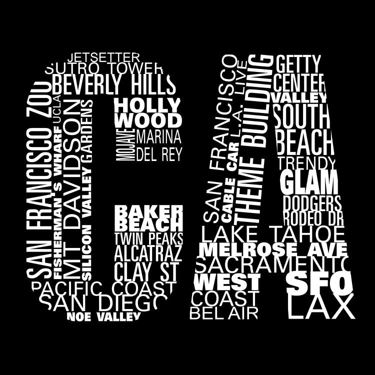 CA Type II by SD Graphics Studio canvas print