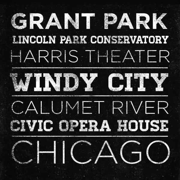 Canvas Print: CHI Type II by SD Graphics Studio
