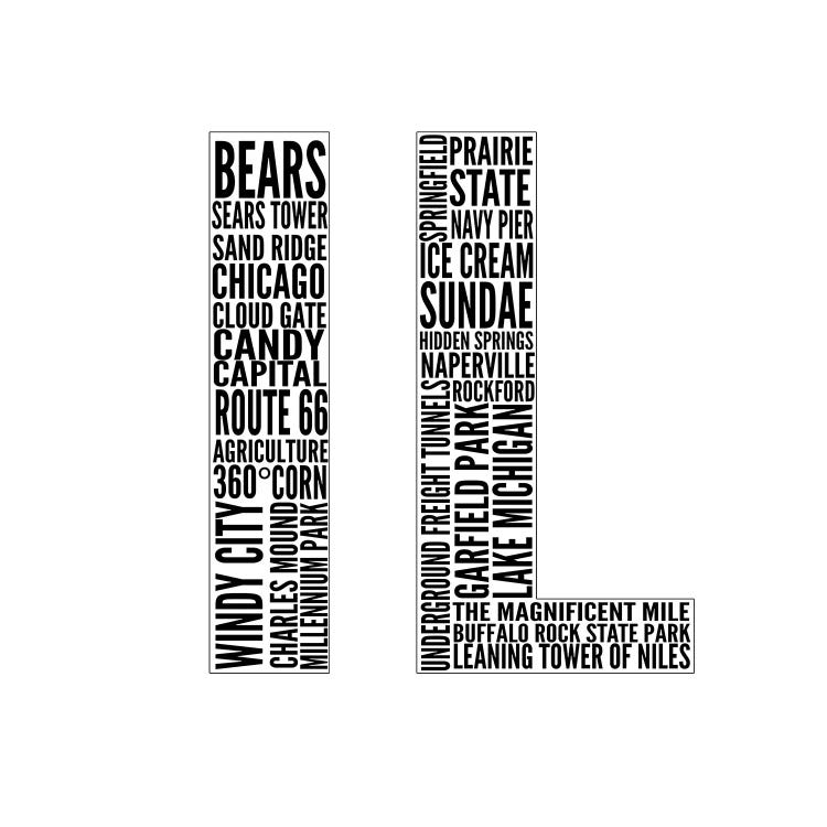 IL Type by SD Graphics Studio canvas print