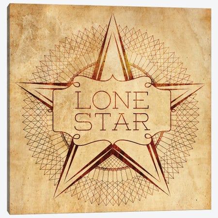 Lone Star Canvas Print #SGS61} by SD Graphics Studio Canvas Print