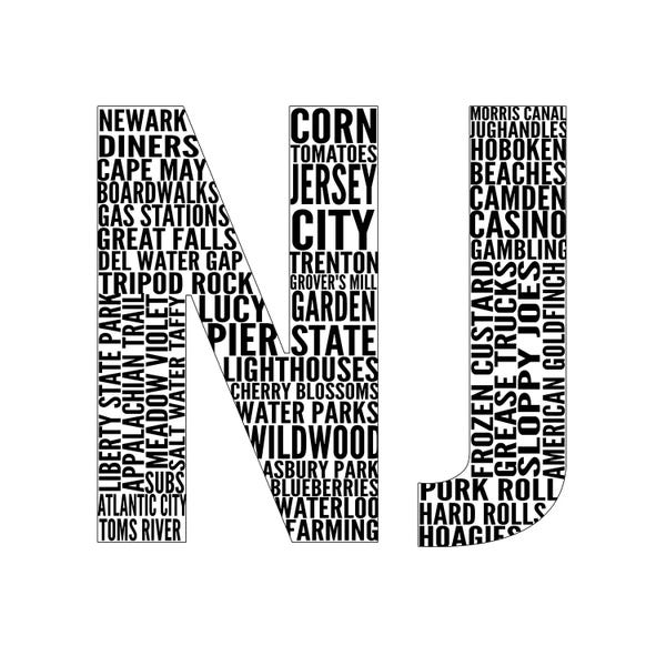 New Jersey: NJ Type by SD Graphics Studio