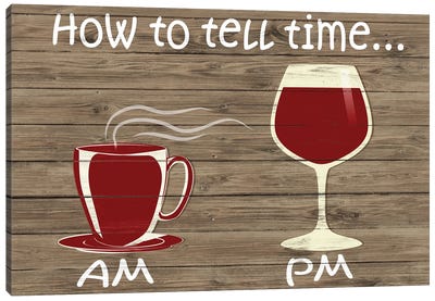 How to Tell Time Canvas Art Print - Sd Graphics Studio