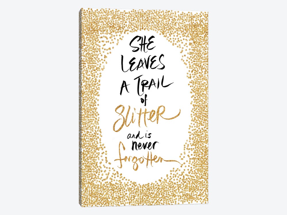 Trail of Glitter by SD Graphics Studio 1-piece Canvas Print