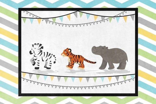 Rhinoceroses: African Tails II (blue) by SD Graphics Studio