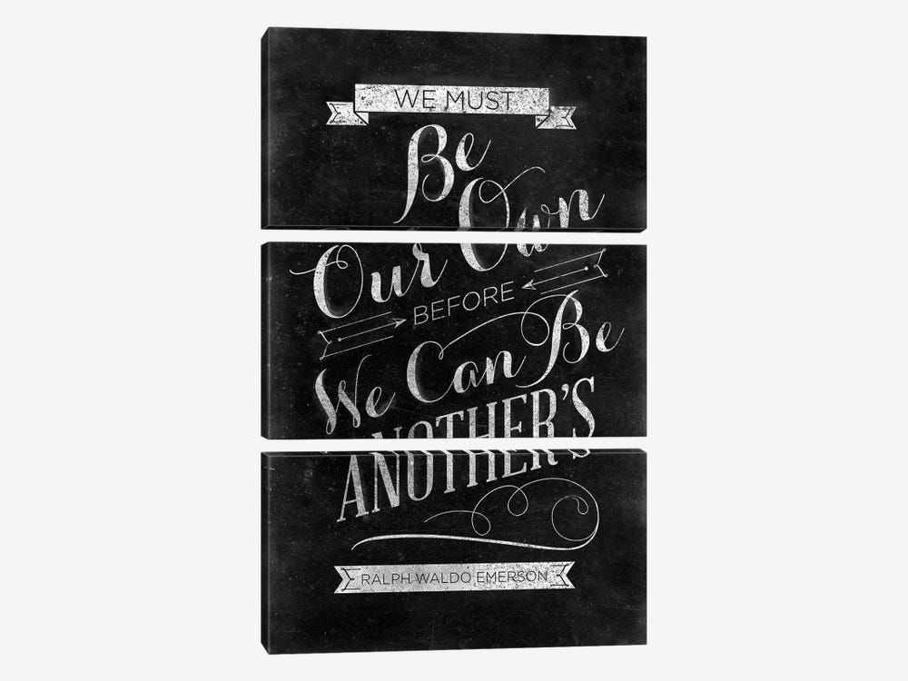 Be Our Own by SD Graphics Studio 3-piece Canvas Print
