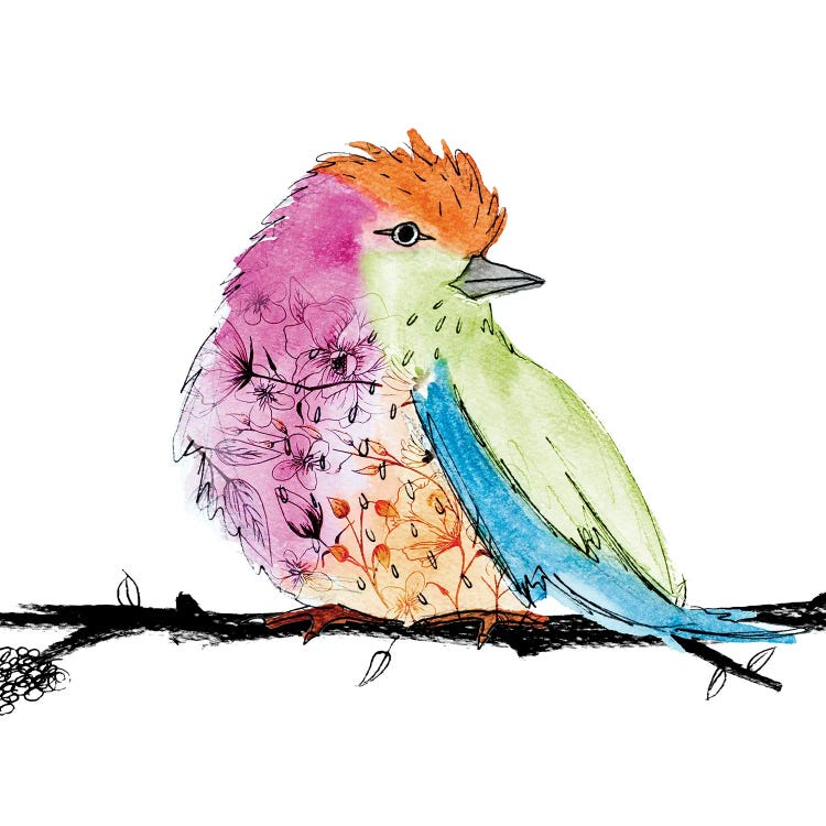 Bright Bird I by SD Graphics Studio canvas print