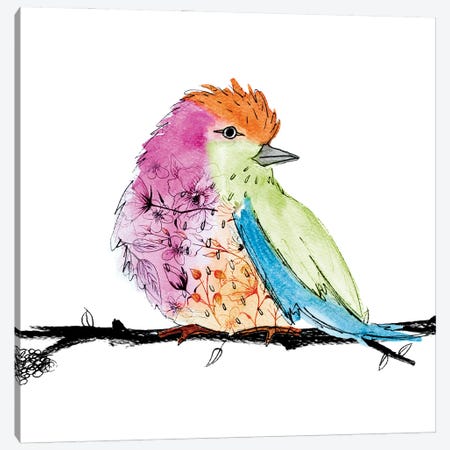 Bright Bird I Canvas Print #SGS91} by SD Graphics Studio Canvas Artwork
