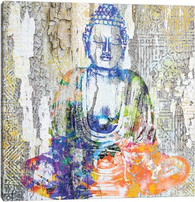 Timeless Buddha II Canvas Art Print - Buddhism Art