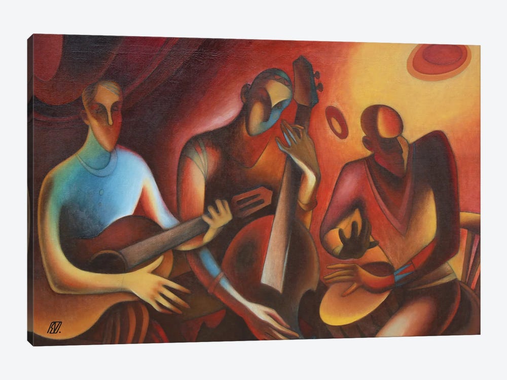 Trio by Serge Vasilendiuc 1-piece Canvas Artwork