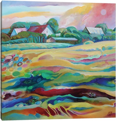 Landscape From Hârsa Village Canvas Art Print - Fresh Perspectives