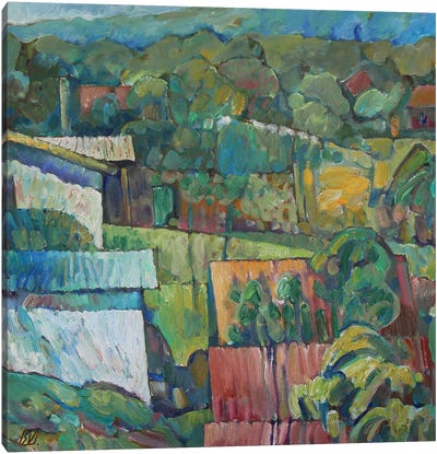 Landscape At Ocna Șugatag Canvas Art Print - Serge Vasilendiuc