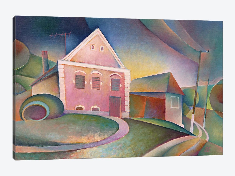 Houses In Boholt by Serge Vasilendiuc 1-piece Canvas Artwork