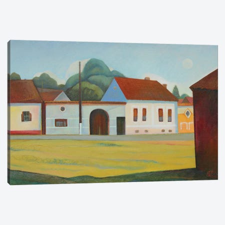 Street From Boholț Village Canvas Print #SGV50} by Serge Vasilendiuc Canvas Art Print