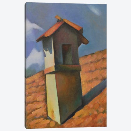 Chimney From Boholț Village Canvas Print #SGV55} by Serge Vasilendiuc Canvas Wall Art
