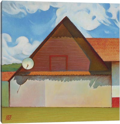 Grange From Boholț Canvas Art Print - Romania