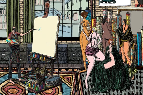 Body Positivity: They Were Painted In A Paris Atelier by Sean Gallagher