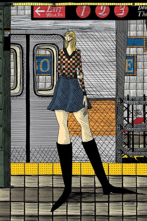 She's Got Subway Style by Sean Gallagher wall art