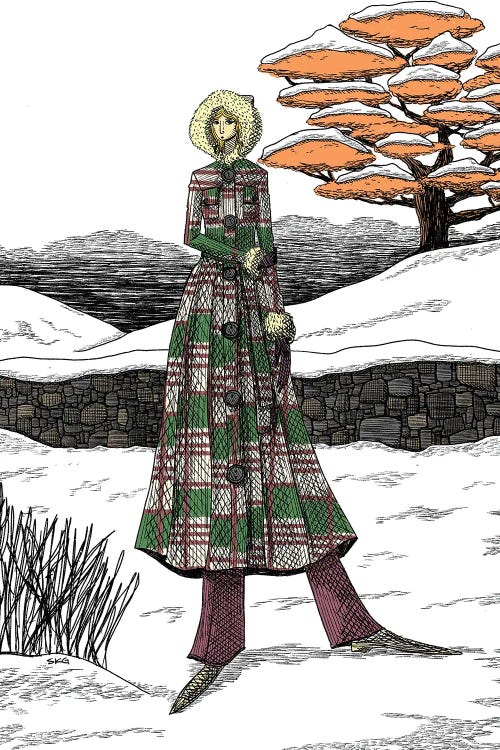 The Snow Reveals Old Buried Wanderings